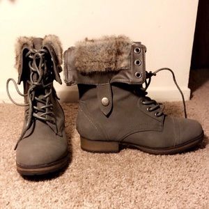 Faux Fur Boots